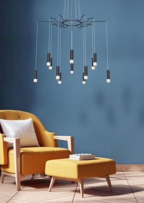 Подвесная люстра Maytoni Davida MOD035PL-12B в Новом Уренгое - novyy-urengoy.mebel24.online | фото 4