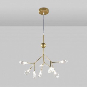 Подвесная люстра Natali Kovaltseva GRACE ll GRACE 75554/9С GOLD SATIN в Новом Уренгое - novyy-urengoy.mebel24.online | фото 3