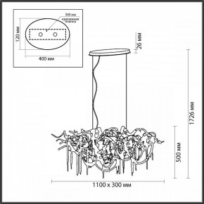 Подвесная люстра Odeon Light Chainy 5066/10 в Новом Уренгое - novyy-urengoy.mebel24.online | фото 5