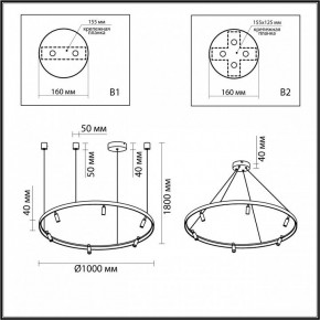 Подвесная люстра Odeon Light Fonda 4317/93L в Новом Уренгое - novyy-urengoy.mebel24.online | фото 6