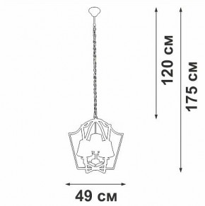 Подвесная люстра Vitaluce V4991 V4991-8/3 в Новом Уренгое - novyy-urengoy.mebel24.online | фото 3