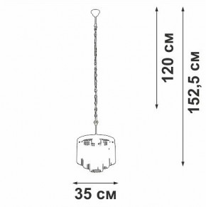 Подвесная люстра Vitaluce V53570 V53570-8/7 в Новом Уренгое - novyy-urengoy.mebel24.online | фото 4