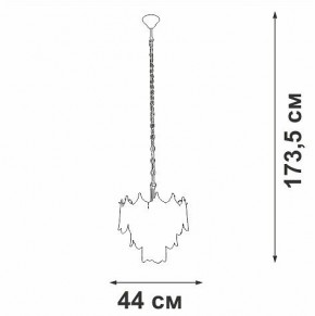 Подвесная люстра Vitaluce V5813 V5813-8/5 в Новом Уренгое - novyy-urengoy.mebel24.online | фото 3