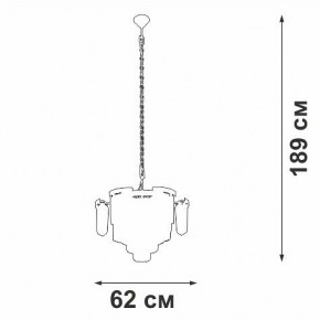 Подвесная люстра Vitaluce V58370 V58370-8/13 в Новом Уренгое - novyy-urengoy.mebel24.online | фото 3