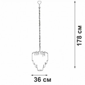 Подвесная люстра Vitaluce V58470 V58470-8/5 в Новом Уренгое - novyy-urengoy.mebel24.online | фото 4