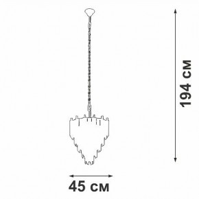 Подвесная люстра Vitaluce V58560 V58560-8/10 в Новом Уренгое - novyy-urengoy.mebel24.online | фото 3