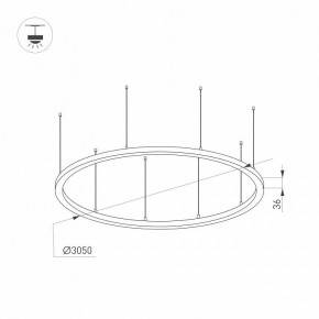 Подвесной светильник Arlight ARC 034078(1) в Новом Уренгое - novyy-urengoy.mebel24.online | фото 2