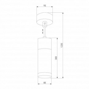 Подвесной светильник Eurosvet Double Topper 50135/1 LED хром/черный в Новом Уренгое - novyy-urengoy.mebel24.online | фото 4