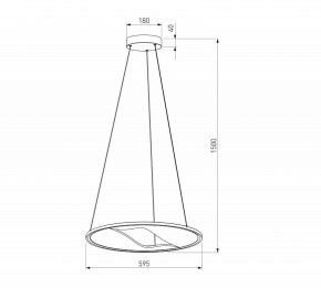 Подвесной светильник Eurosvet Occhio 40027/1 LED серый в Новом Уренгое - novyy-urengoy.mebel24.online | фото 5