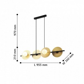 Подвесной светильник Favourite Sonnenblume 2356-4P в Новом Уренгое - novyy-urengoy.mebel24.online | фото 3