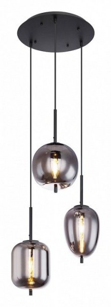 Подвесной светильник Globo Blacky 15345-3 в Новом Уренгое - novyy-urengoy.mebel24.online | фото
