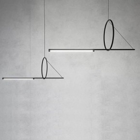 Подвесной светильник Imperiumloft Suspension Cercle Et Trait – Graphite Satine 40.1282-0 в Новом Уренгое - novyy-urengoy.mebel24.online | фото 4