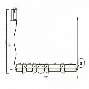 Подвесной светильник Maytoni Cosmo MOD210PL-L39BS3K в Новом Уренгое - novyy-urengoy.mebel24.online | фото 7