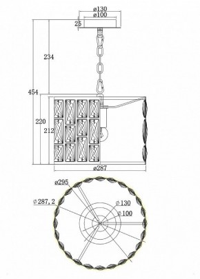 Подвесной светильник Maytoni Gelid MOD184-PL-01-CH в Новом Уренгое - novyy-urengoy.mebel24.online | фото 8