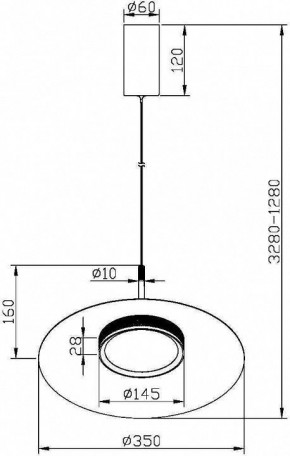 Подвесной светильник Maytoni Halo MOD041PL-L15B3K1 в Новом Уренгое - novyy-urengoy.mebel24.online | фото 5