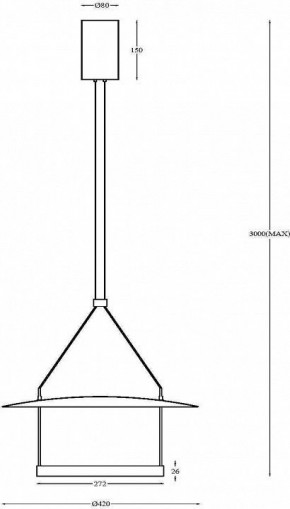Подвесной светильник Maytoni Halo MOD280PL-L23B3K в Новом Уренгое - novyy-urengoy.mebel24.online | фото 4