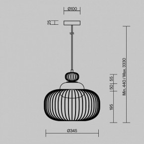 Подвесной светильник Maytoni Levitation MOD376PL-01G в Новом Уренгое - novyy-urengoy.mebel24.online | фото 5