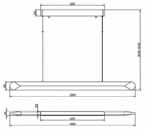 Подвесной светильник Maytoni Motion MOD276PL-L40B3K в Новом Уренгое - novyy-urengoy.mebel24.online | фото 3