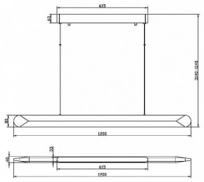 Подвесной светильник Maytoni Motion MOD276PL-L40W3K в Новом Уренгое - novyy-urengoy.mebel24.online | фото 4
