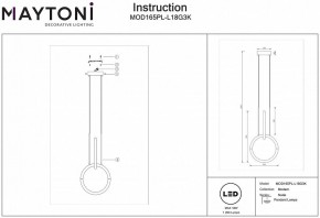 Подвесной светильник Maytoni Node MOD165PL-L18G3K в Новом Уренгое - novyy-urengoy.mebel24.online | фото 3