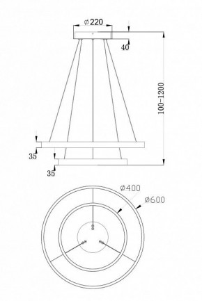 Подвесной светильник Maytoni Rim MOD058PL-L55W4K в Новом Уренгое - novyy-urengoy.mebel24.online | фото 7