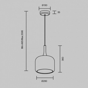 Подвесной светильник Maytoni Spirito MOD286PL-L18B3K в Новом Уренгое - novyy-urengoy.mebel24.online | фото 10