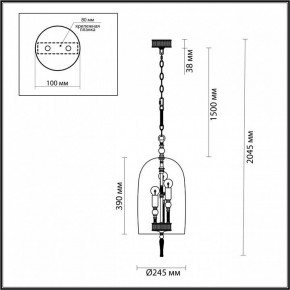 Подвесной светильник Odeon Light Bell 4892/3 в Новом Уренгое - novyy-urengoy.mebel24.online | фото 6