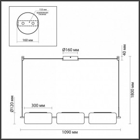 Подвесной светильник Odeon Light Kavia 5003/30L в Новом Уренгое - novyy-urengoy.mebel24.online | фото 4