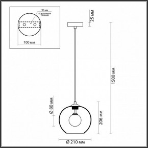 Подвесной светильник Odeon Light Lostar 4955/1 в Новом Уренгое - novyy-urengoy.mebel24.online | фото 4