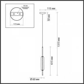 Подвесной светильник Odeon Light Reeds 4794/12L в Новом Уренгое - novyy-urengoy.mebel24.online | фото 4