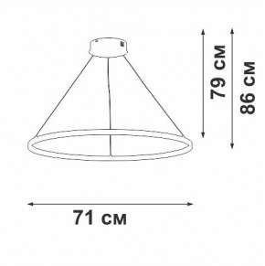 Подвесной светильник Vitaluce V2516 V2516-8/3S в Новом Уренгое - novyy-urengoy.mebel24.online | фото 3