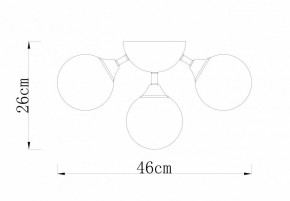 Потолочная люстра Arte Lamp Fobos A2704PL-5SG в Новом Уренгое - novyy-urengoy.mebel24.online | фото 3