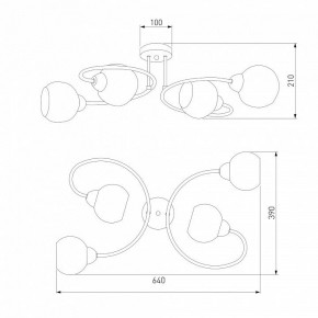 Потолочная люстра Eurosvet Tulia 30136/4 хром в Новом Уренгое - novyy-urengoy.mebel24.online | фото 3