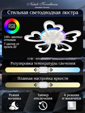 Потолочная люстра Natali Kovaltseva Hugo LED LAMPS 81133 в Новом Уренгое - novyy-urengoy.mebel24.online | фото 6