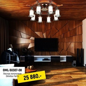 Потолочная люстра Omnilux Ferro OML-50307-08 в Новом Уренгое - novyy-urengoy.mebel24.online | фото 2