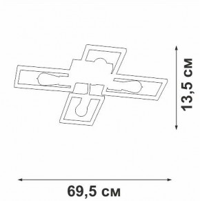Потолочная люстра Vitaluce V3031 V3031-7/4PL в Новом Уренгое - novyy-urengoy.mebel24.online | фото 4