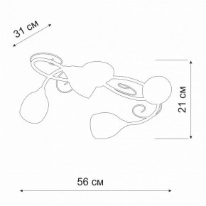 Потолочная люстра Vitaluce V3269 V3269-3/4PL в Новом Уренгое - novyy-urengoy.mebel24.online | фото 2