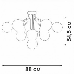 Потолочная люстра Vitaluce V42870 V42870-8/10PL в Новом Уренгое - novyy-urengoy.mebel24.online | фото
