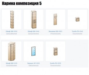 Прихожая Карина (модульная) в Новом Уренгое - novyy-urengoy.mebel24.online | фото 2