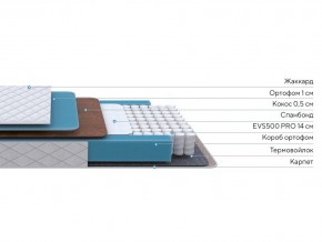 PROxSON Матрас FIRST Cocos Flat M (Ткань Синтетический жаккард) 160x195 в Новом Уренгое - novyy-urengoy.mebel24.online | фото 2
