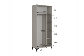 РИЧ Шкаф двухдверный в Новом Уренгое - novyy-urengoy.mebel24.online | фото 3