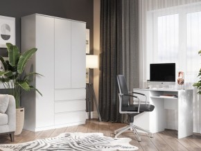 Шкаф 3-ств. с 3 ящиками "Бьянко" в Новом Уренгое - novyy-urengoy.mebel24.online | фото 4