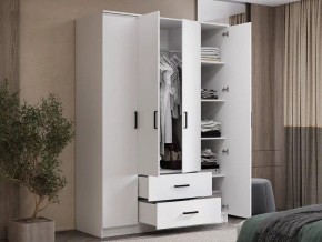 Шкаф 4-х створчатый Титан (белый) в Новом Уренгое - novyy-urengoy.mebel24.online | фото 4