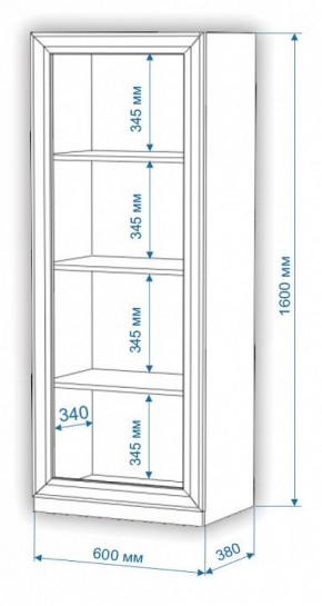 Шкаф для белья Нобиле ВтН-ФГД в Новом Уренгое - novyy-urengoy.mebel24.online | фото 2