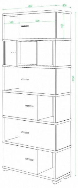 Шкаф комбинированный Домино СБ-30/6 в Новом Уренгое - novyy-urengoy.mebel24.online | фото 2