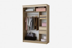 Шкаф-купе Фаворит 1.5 серия Альянс (дуб сонома) в Новом Уренгое - novyy-urengoy.mebel24.online | фото 2