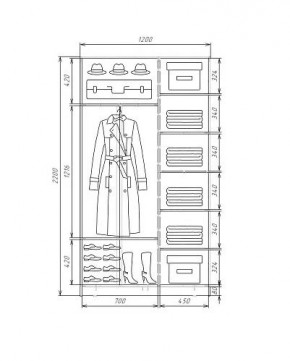 Шкаф-купе ХИТ 22-4-12-66 (420) в Новом Уренгое - novyy-urengoy.mebel24.online | фото 5