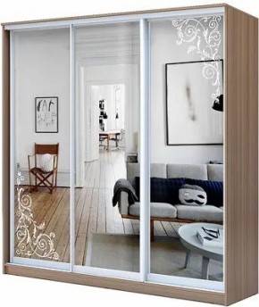 Шкаф-купе ХИТ 23-20/2-656 ОРНАМЕНТ в Новом Уренгое - novyy-urengoy.mebel24.online | фото