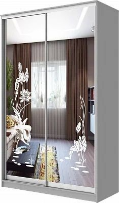 Шкаф-купе ХИТ 24-12/2-66 ЦАПЛИ в Новом Уренгое - novyy-urengoy.mebel24.online | фото