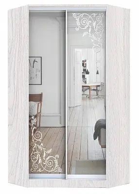 Шкаф-купе ХИТ-У-24-4-66 ОРНАМЕНТ в Новом Уренгое - novyy-urengoy.mebel24.online | фото